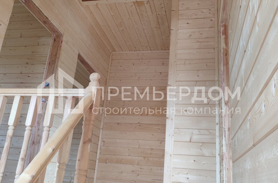 Фото со стройплощадок - Каркасный дом 7,5х7,5 м.