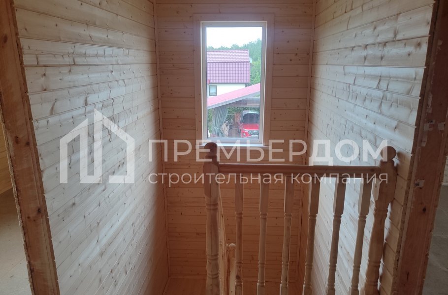 Фото со стройплощадок - Каркасный дом 7,5х7,5 м.