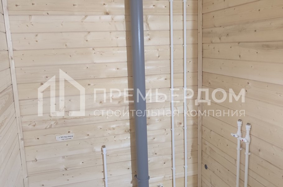 Фото со стройплощадок - Каркасный дом 7,5х7,5 м.