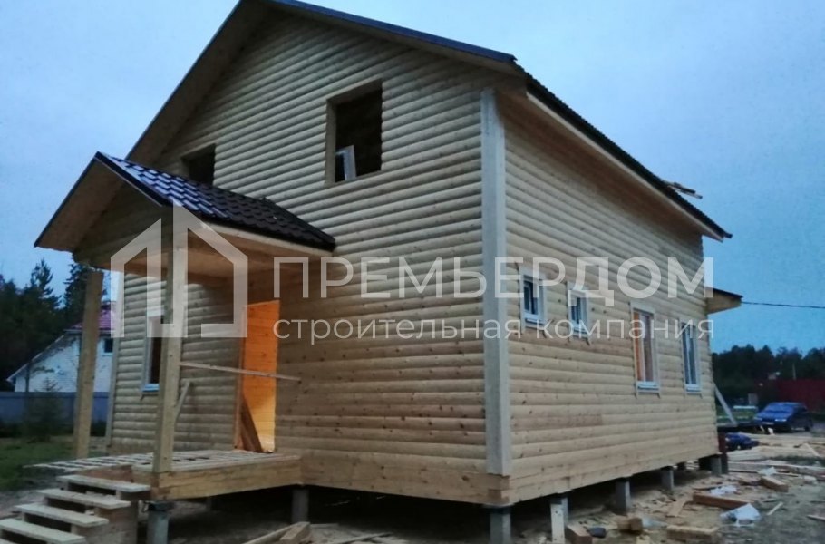 Фото со стройплощадок - Дом по проекту Д-126