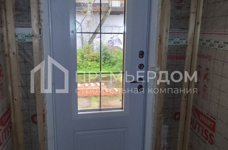 Фото со стройплощадок - Каркасный дом 9х10 м.