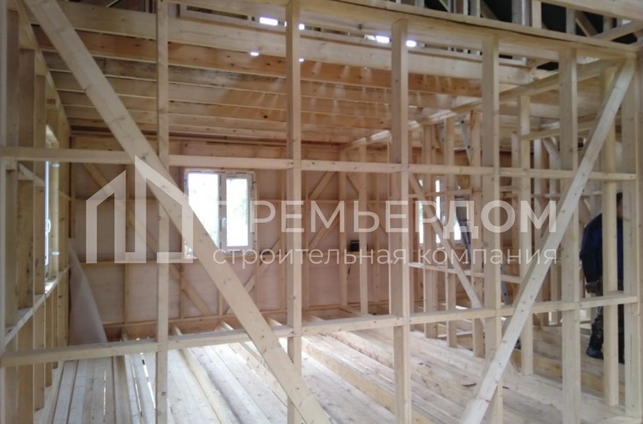 Фото со стройплощадок - Дом по проекту К-62