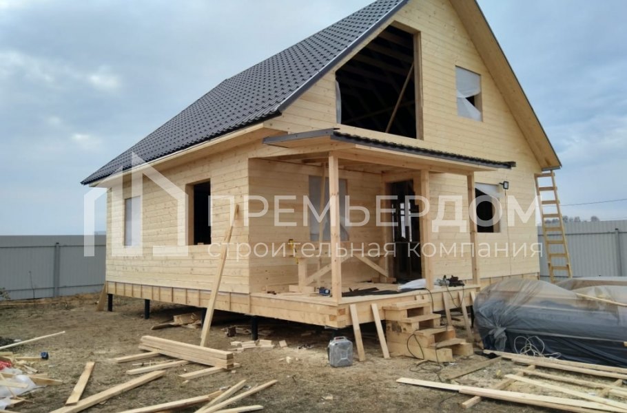 Фото со стройплощадок - Дом по проекту К-116