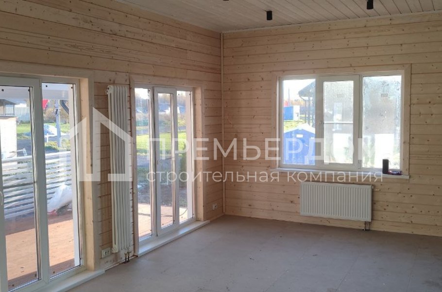 Фото со стройплощадок - Каркасный дом 11,7х11,5 м.