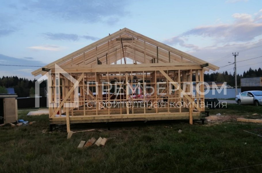 Фото со стройплощадок - Дом по проекту К-25