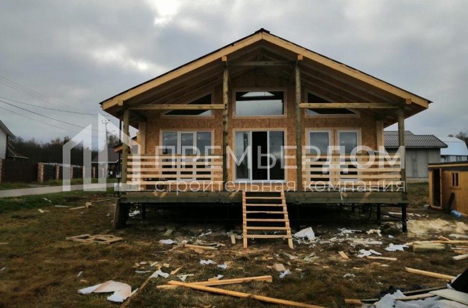 Фото со стройплощадок - Дом по проекту К-25