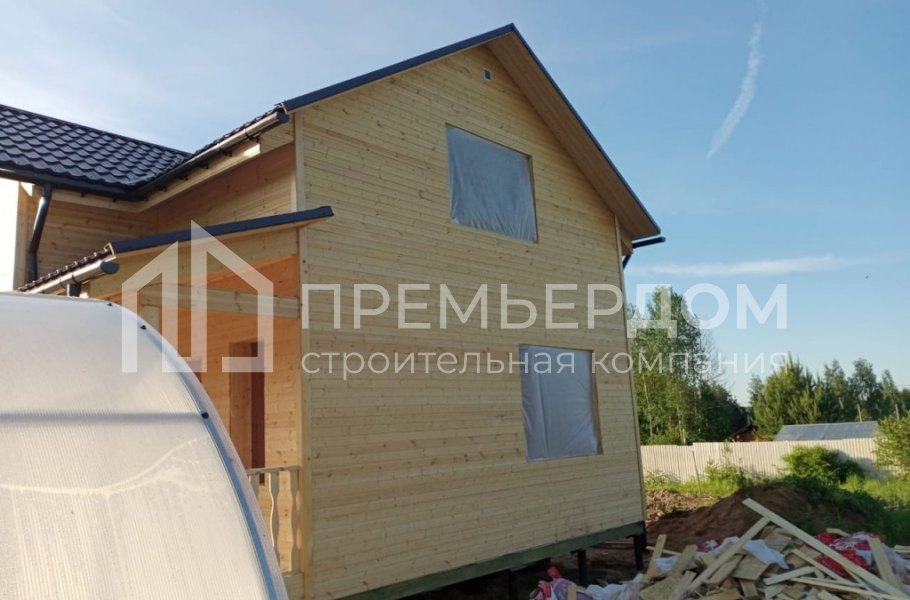 Фото со стройплощадок - Дом по проекту К-22