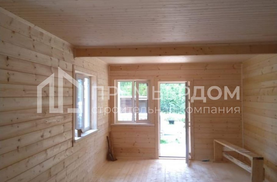 Фото со стройплощадок - Каркасный дом 9х12 м.