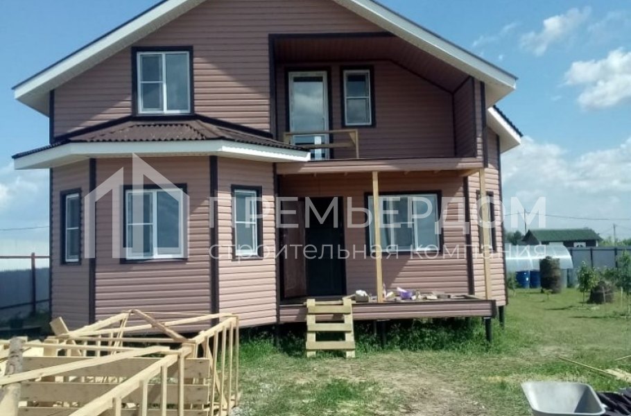 Фото со стройплощадок - Дом по проекту К-126