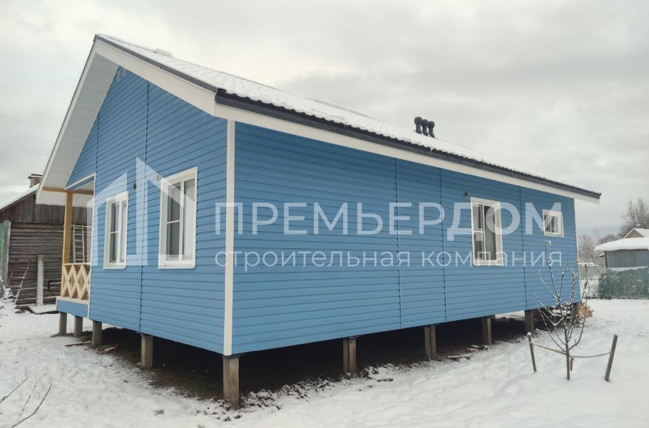 Фото со стройплощадок - Каркасный дом 9х12 м.