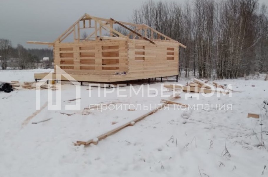 Фото со стройплощадок - Дом по проекту Д-25