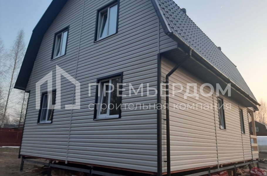 Фото со стройплощадок - Каркасный дом 7х11 м.