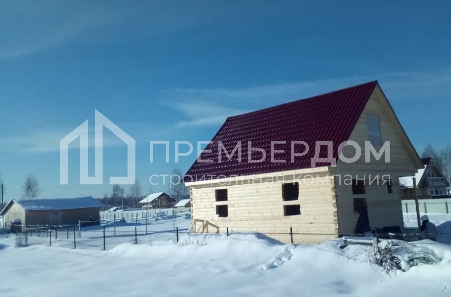 Фото со стройплощадок - Дом по проекту Д-3