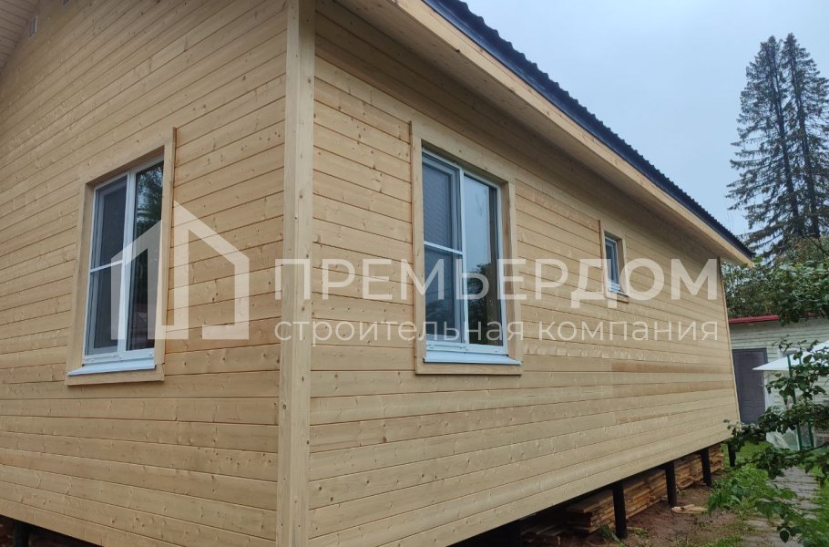 Фото со стройплощадок - Каркасный дом 9х10 м.