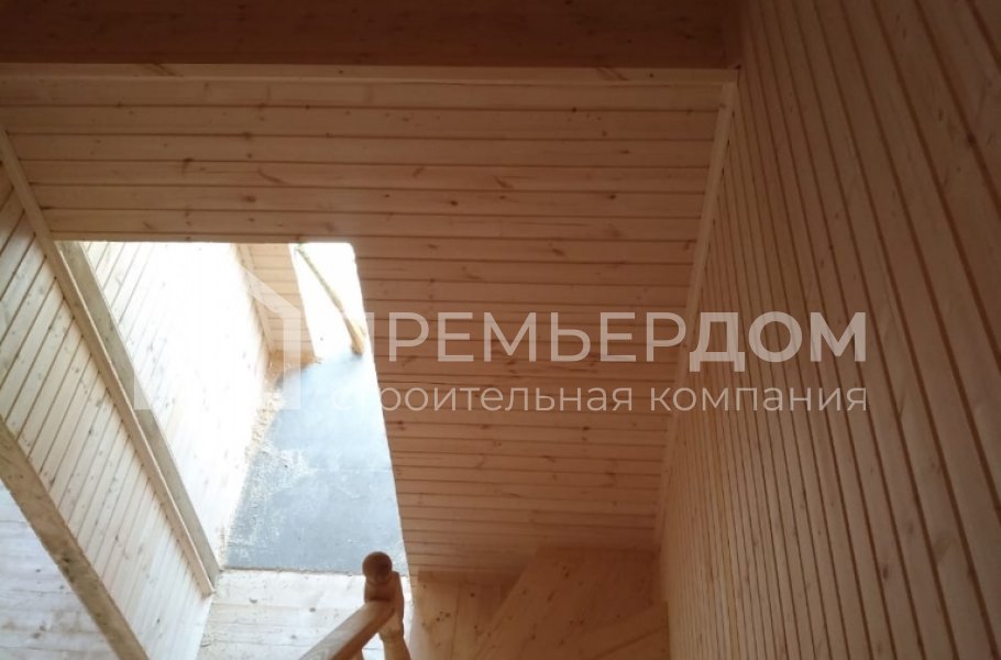 Фото со стройплощадок - Каркасный дом 8х10 м.