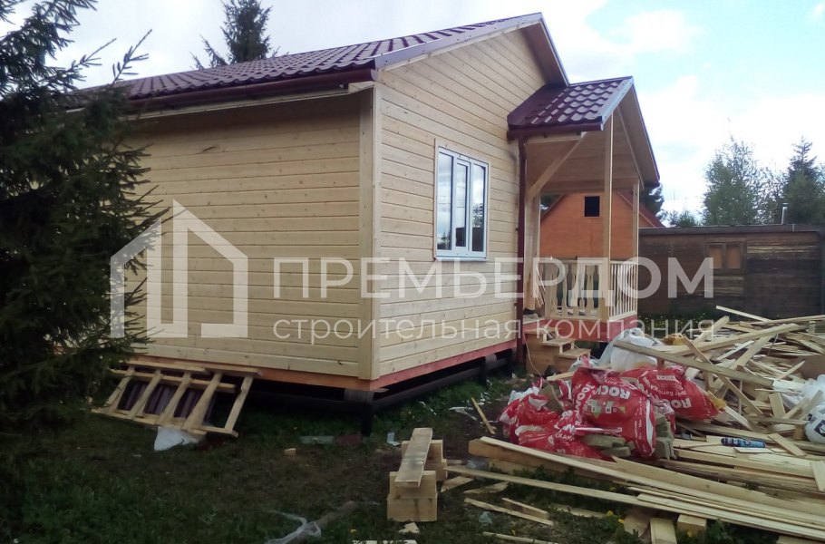 Фото со стройплощадок - Дом по проекту К-69