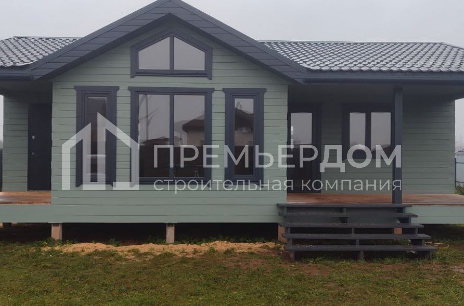 Фото со стройплощадок - Дом из бруса 8,5х11 м.