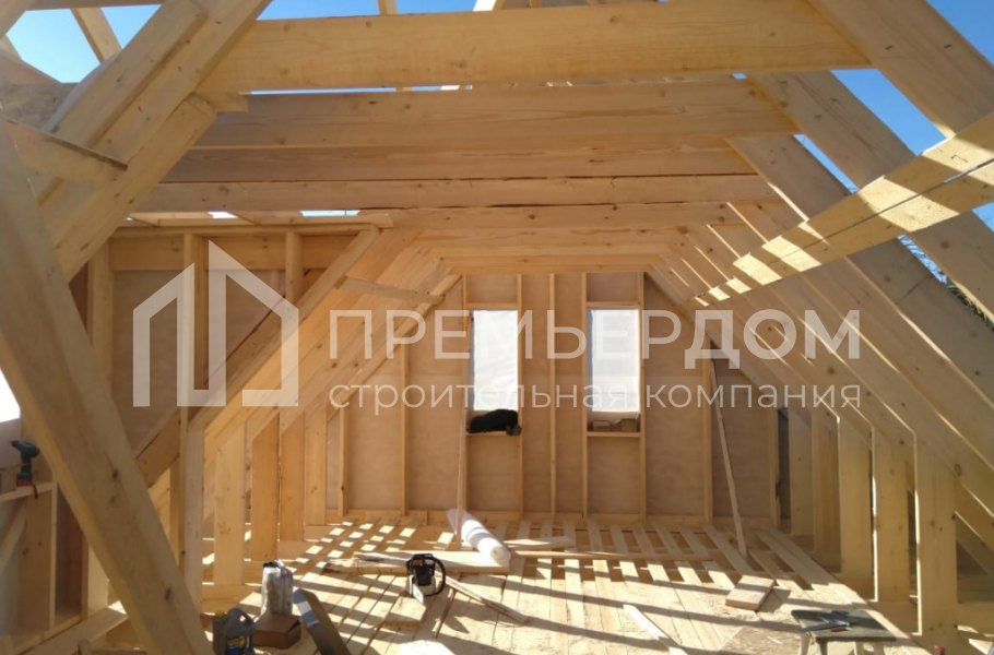 Фото со стройплощадок - Дом по проекту К-16