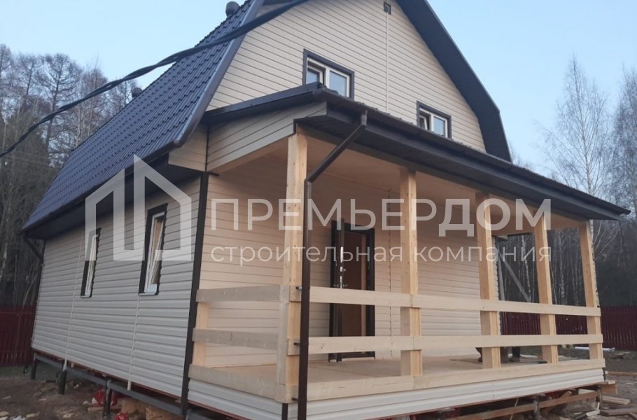 Фото со стройплощадок - Каркасный дом 7х11 м.