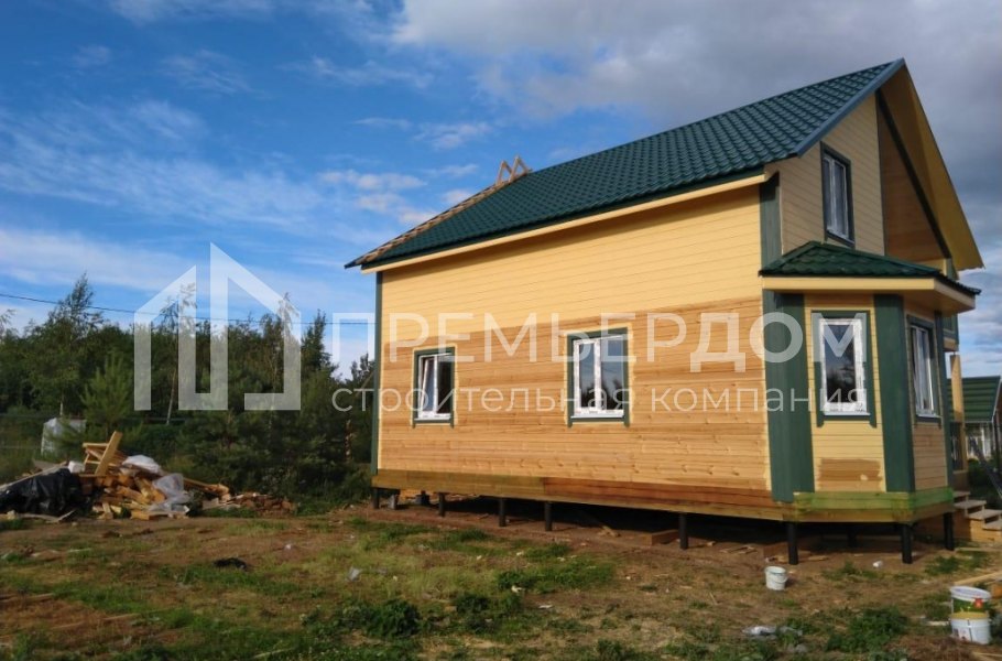 Фото со стройплощадок - Дом по проекту Д-126