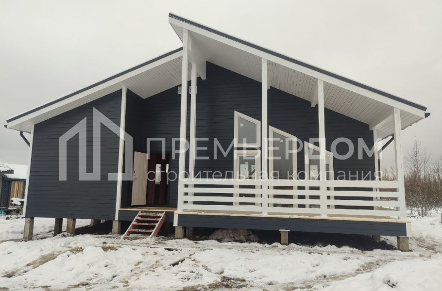 Фото со стройплощадок - Каркасный дом 12х10 м.