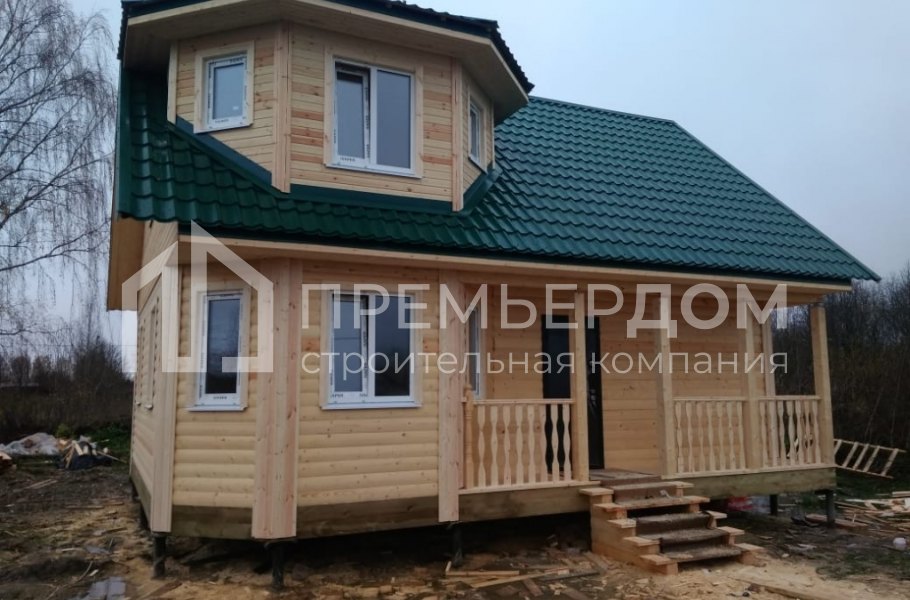 Фото со стройплощадок - Дом по проекту Д-111