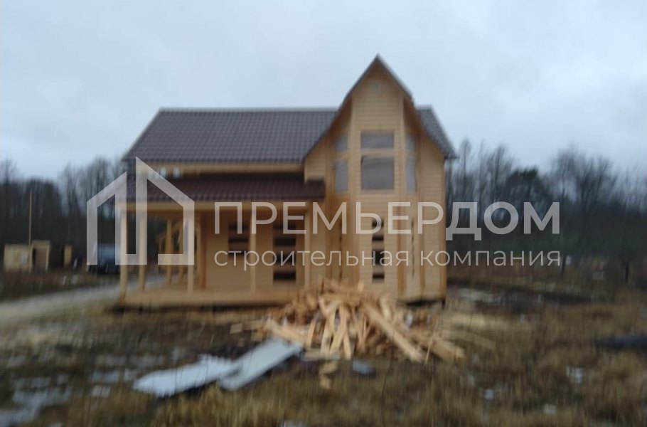 Фото со стройплощадок - Дом по проекту Д-127