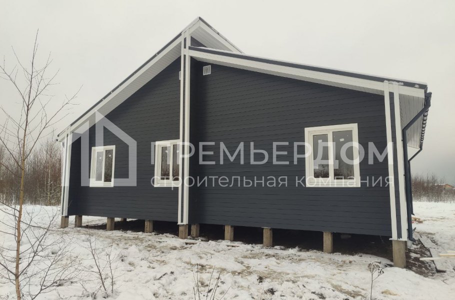 Фото со стройплощадок - Каркасный дом 12х10 м.