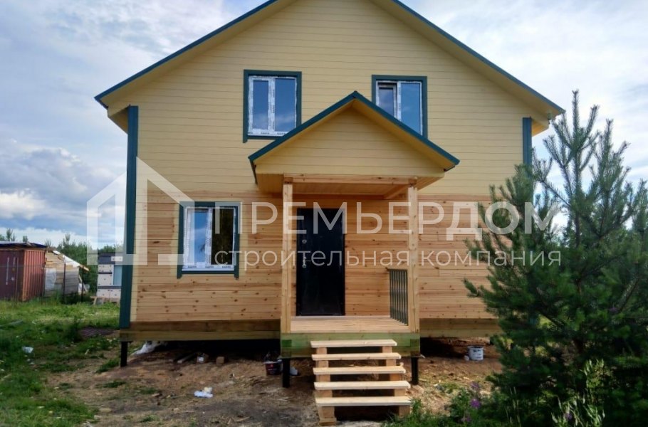 Фото со стройплощадок - Дом по проекту Д-126