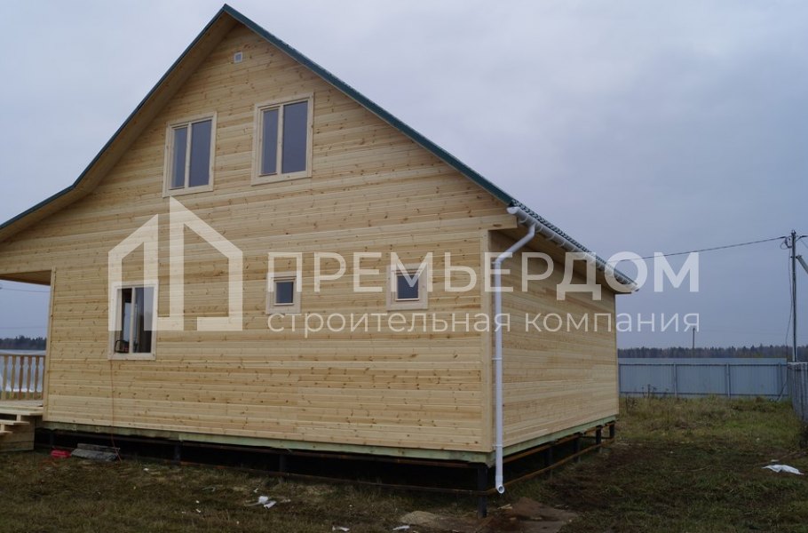 Фото со стройплощадок - Дом 8x10 м.