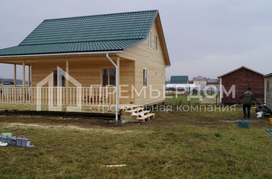 Фото со стройплощадок - Дом 8x10 м.