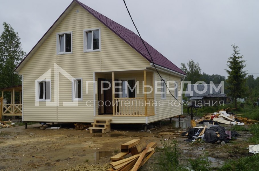 Фото со стройплощадок - Дом по проекту К-76