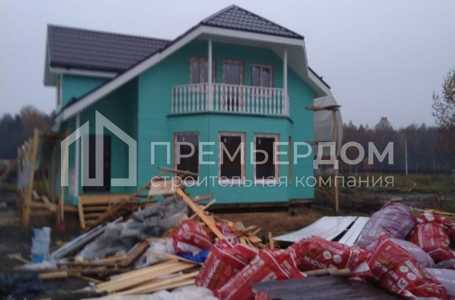 Фото со стройплощадок - Дом по проекту К-51 и баня