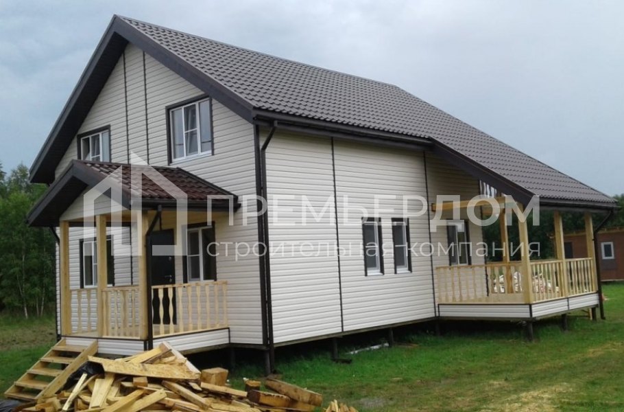 Фото со стройплощадок - Дом по проекту К-29