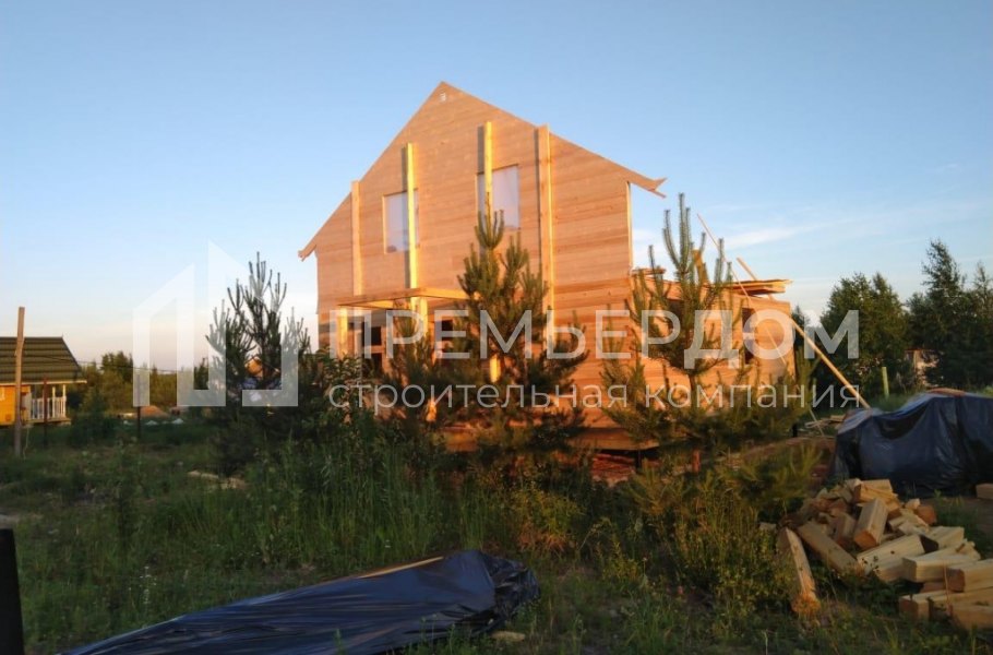 Фото со стройплощадок - Дом по проекту Д-126