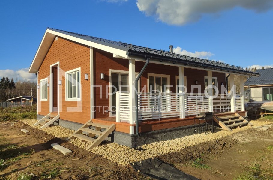 Фото со стройплощадок - Каркасный дом 11,7х11,5 м.