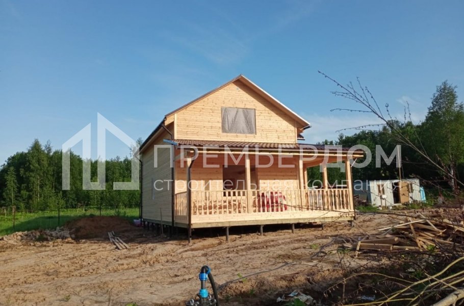 Фото со стройплощадок - Дом по проекту К-22