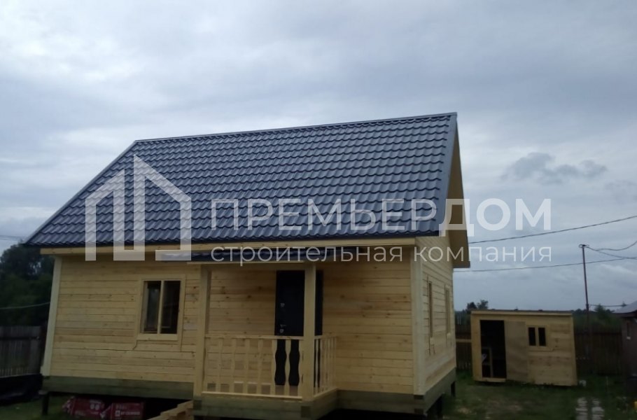 Фото со стройплощадок - Дом по проекту Д-11