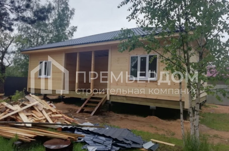 Фото со стройплощадок - Дом по проекту К-52