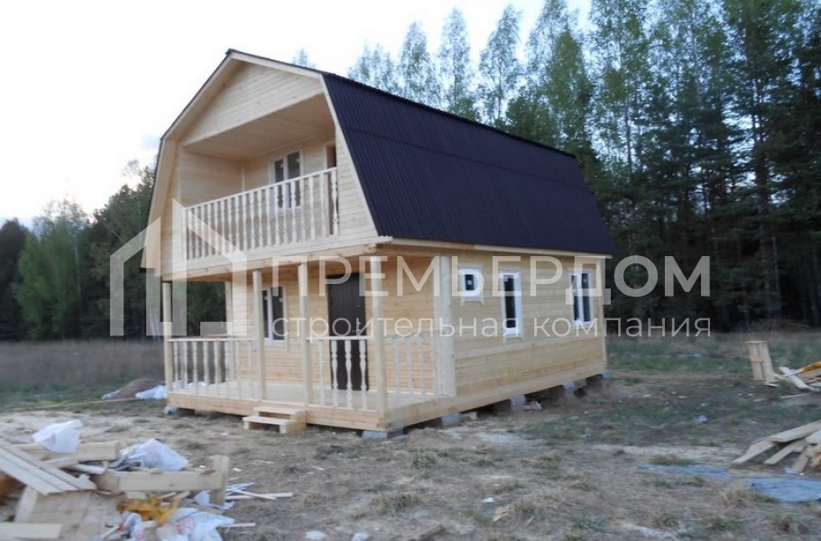 Фото со стройплощадок - Баня по проекту Б-14