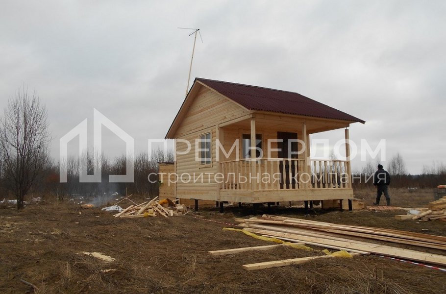 Фото со стройплощадок - Дом Д-31 и баня Б-2