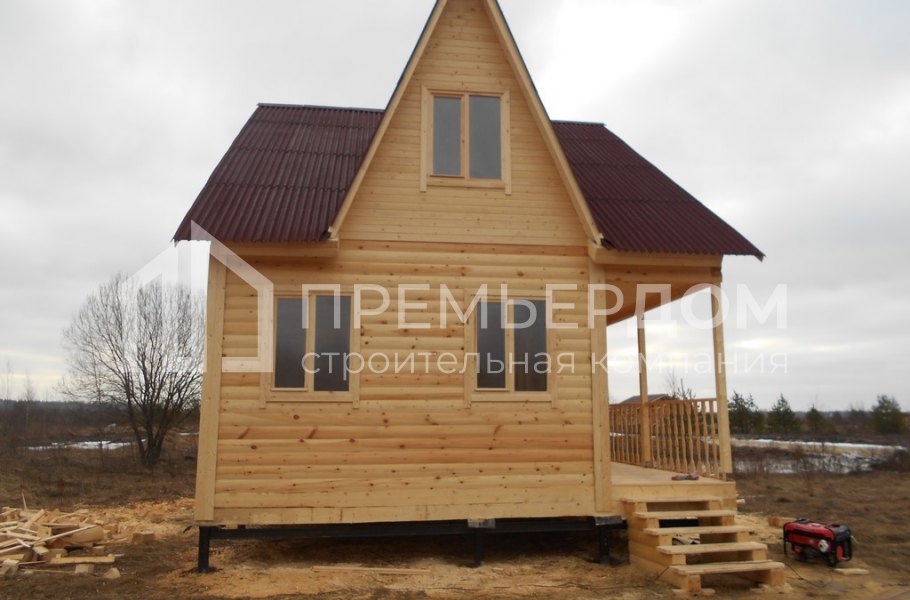 Фото со стройплощадок - Дом Д-31 и баня Б-2