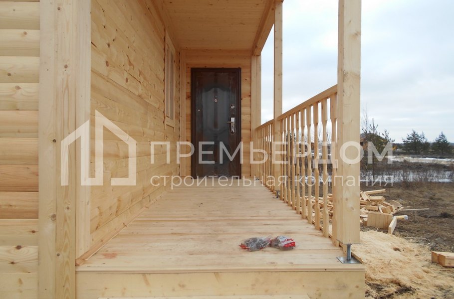 Фото со стройплощадок - Дом Д-31 и баня Б-2