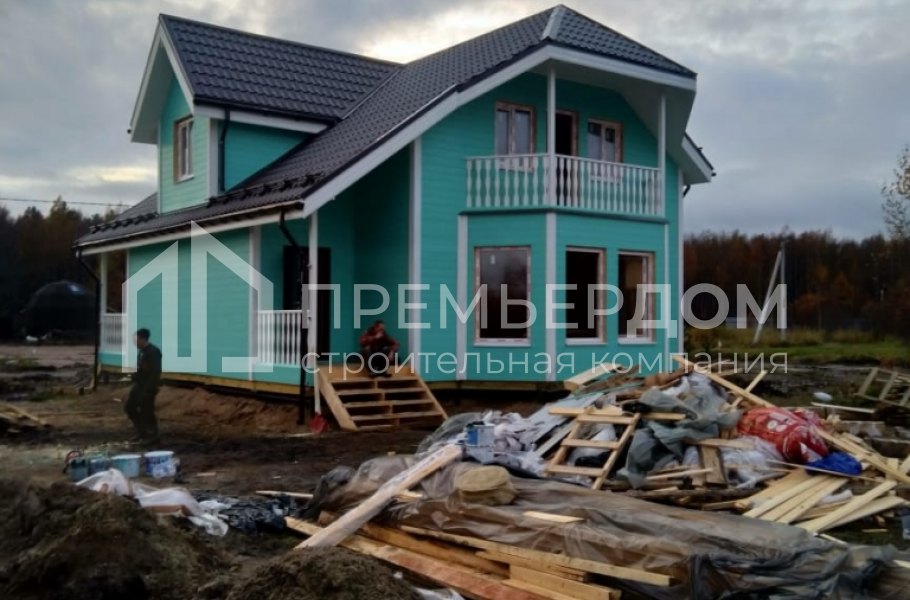 Фото со стройплощадок - Дом по проекту К-51 и баня