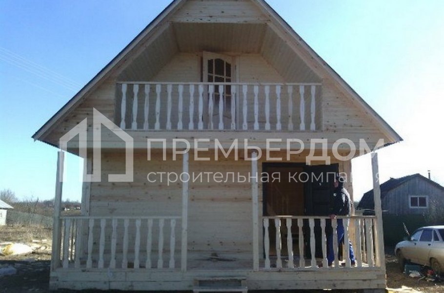 Фото со стройплощадок - Дом по проекту Д-8