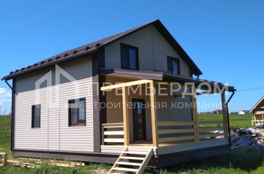 Фото со стройплощадок - Дом по проекту К-24