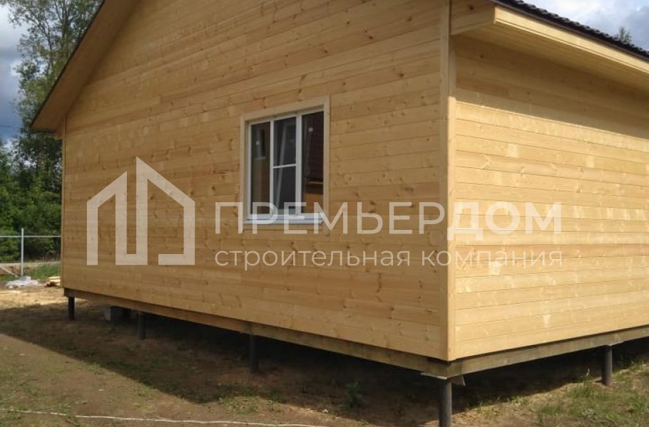 Фото со стройплощадок - Каркасный дом 9х12 м.