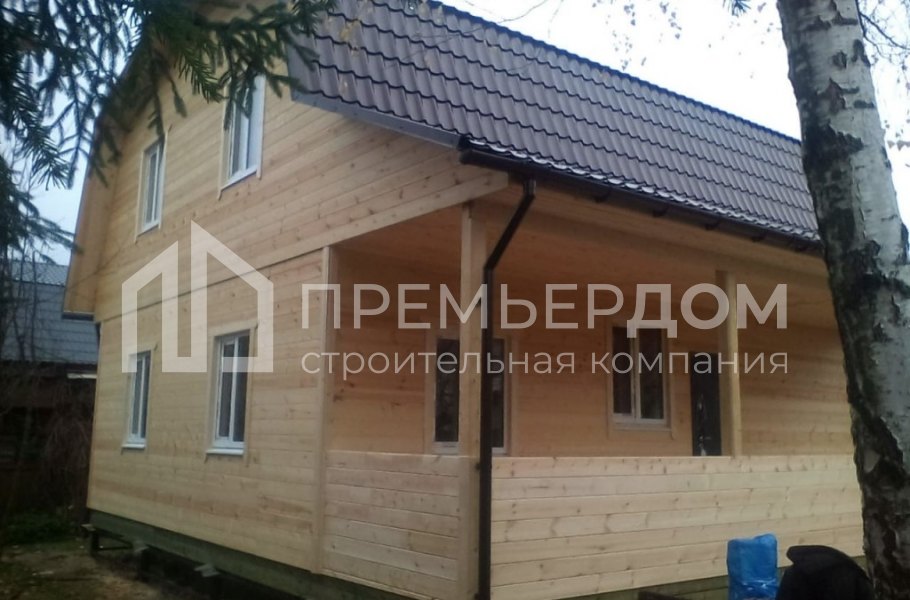 Фото со стройплощадок - Каркасный дом 8х9 м