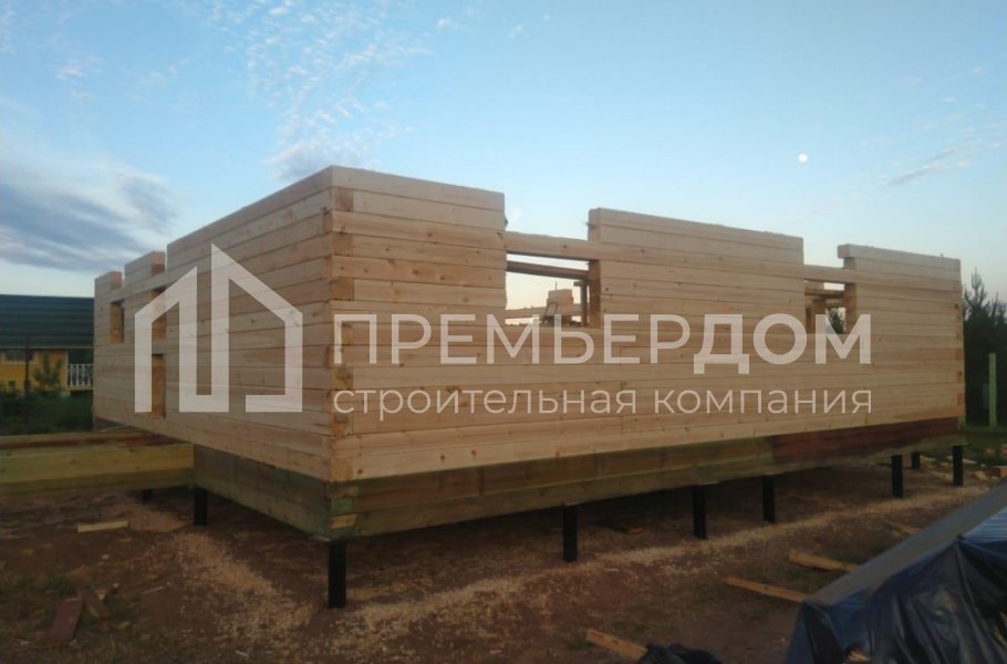 Фото со стройплощадок - Дом по проекту Д-126