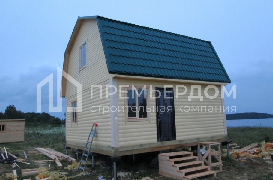 Фото со стройплощадок - Дом по проекту Д-7